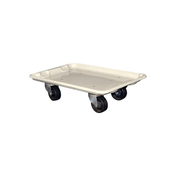 Mfg Tray Molded Fiberglass Toteline Dolly 780338 for 19-3/4" x 12-1/2" x 6" Tote, White 7803385269 - main